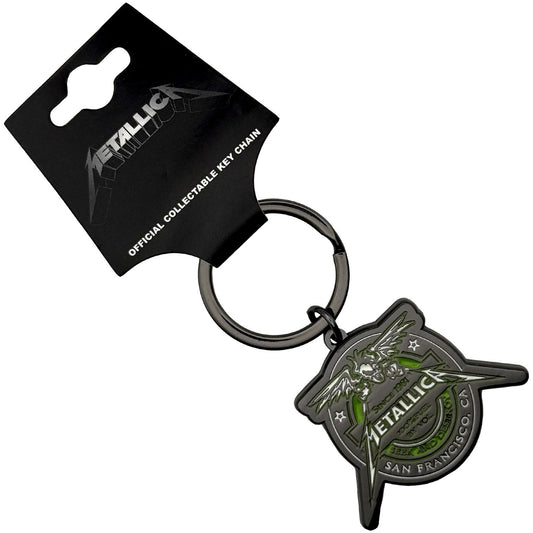 Metallica Fuel Metal Key Chain Front