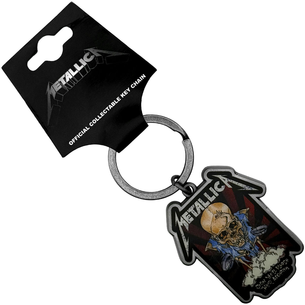 Metallica Doris Metal Key Chain Front