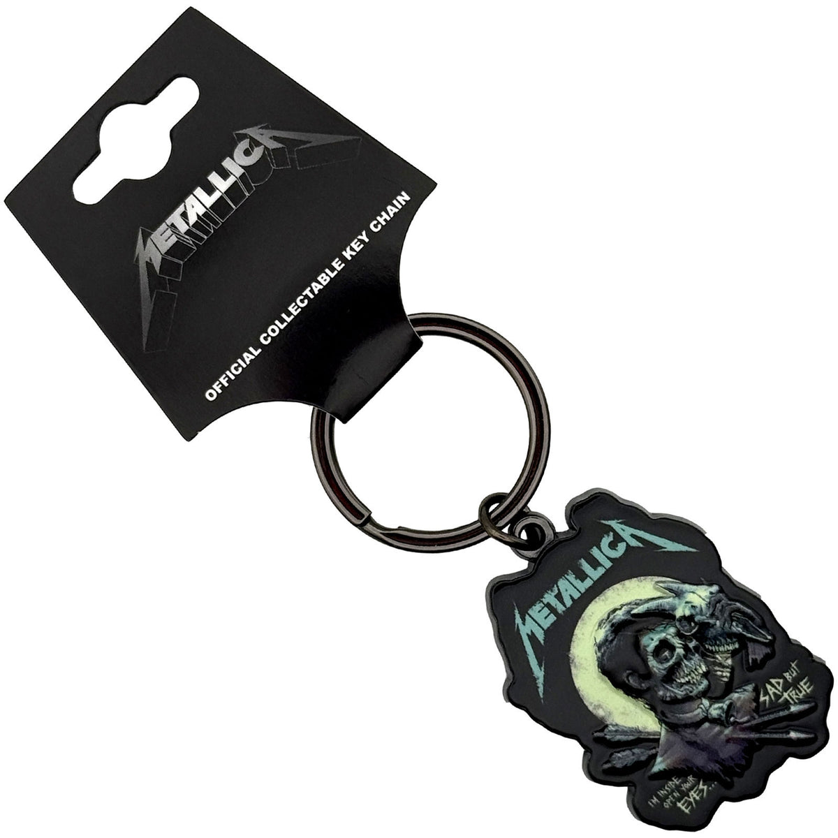 Metallica Sad But True Metal Key Chain Front