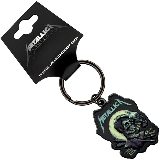 Metallica Sad But True Metal Key Chain Front