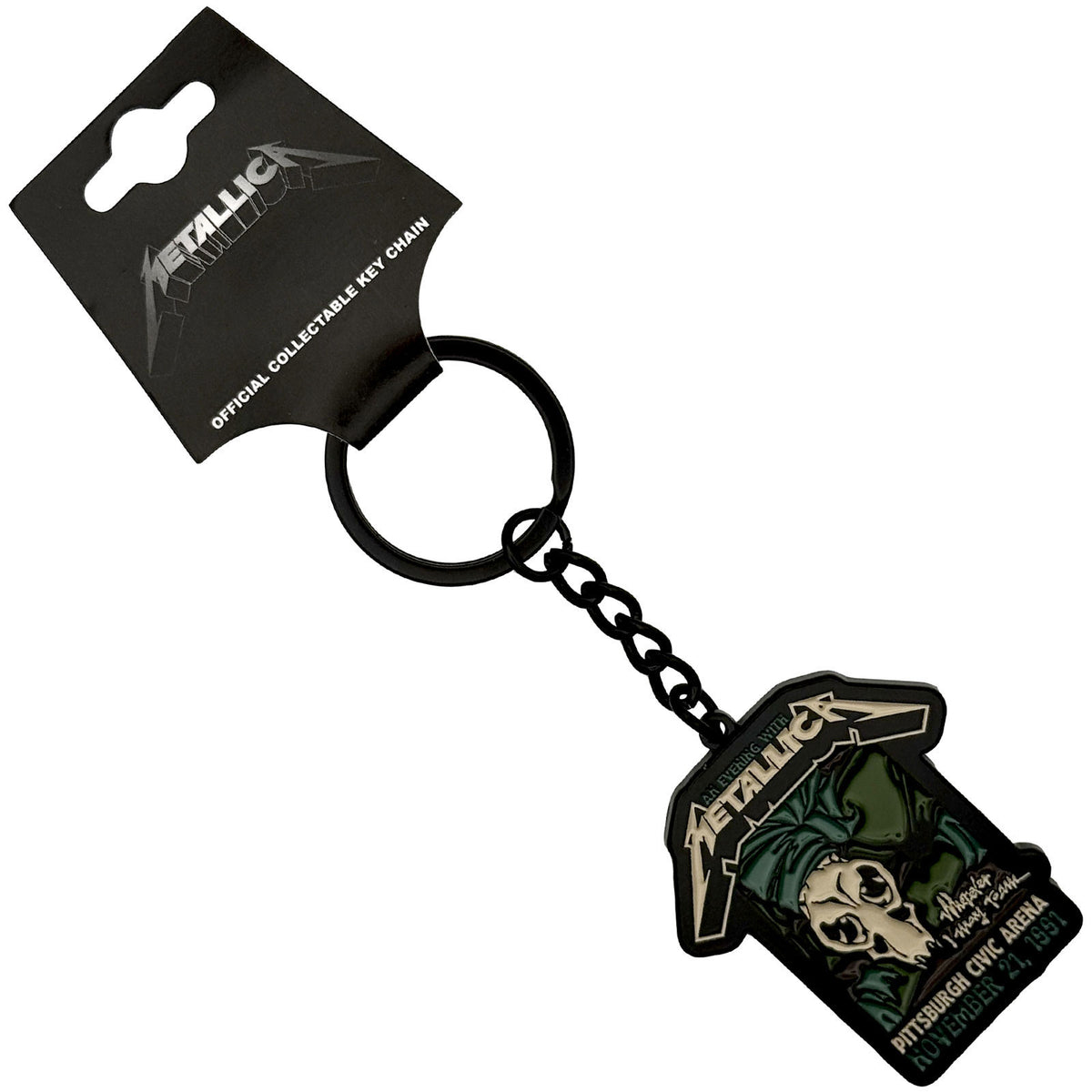 Metallica Roam Tour Metal Key Chain Front