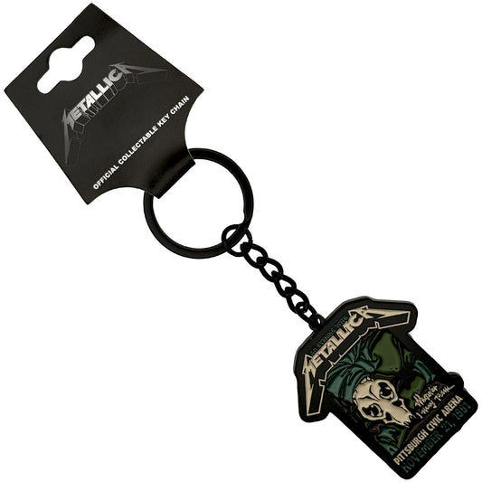 Metallica Roam Tour Metal Key Chain Front