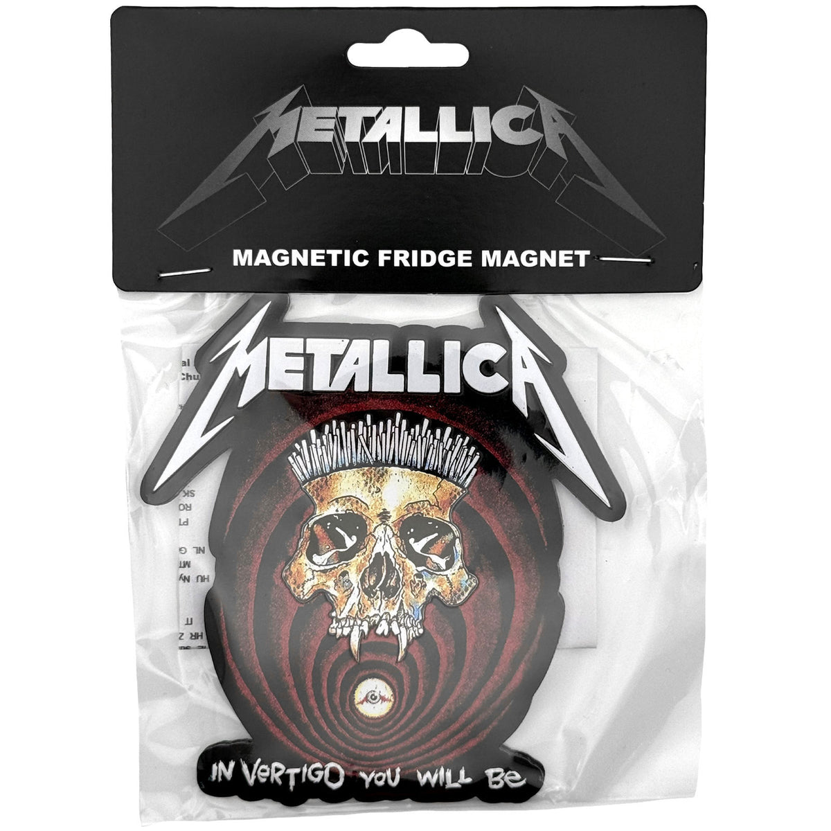 Metallica In Vertigo Detail Magnet Front