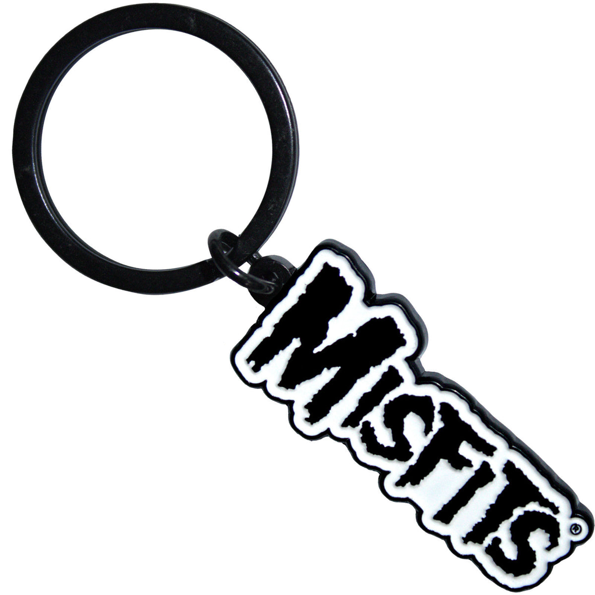 Misfits Logo Metal Key Chain Front
