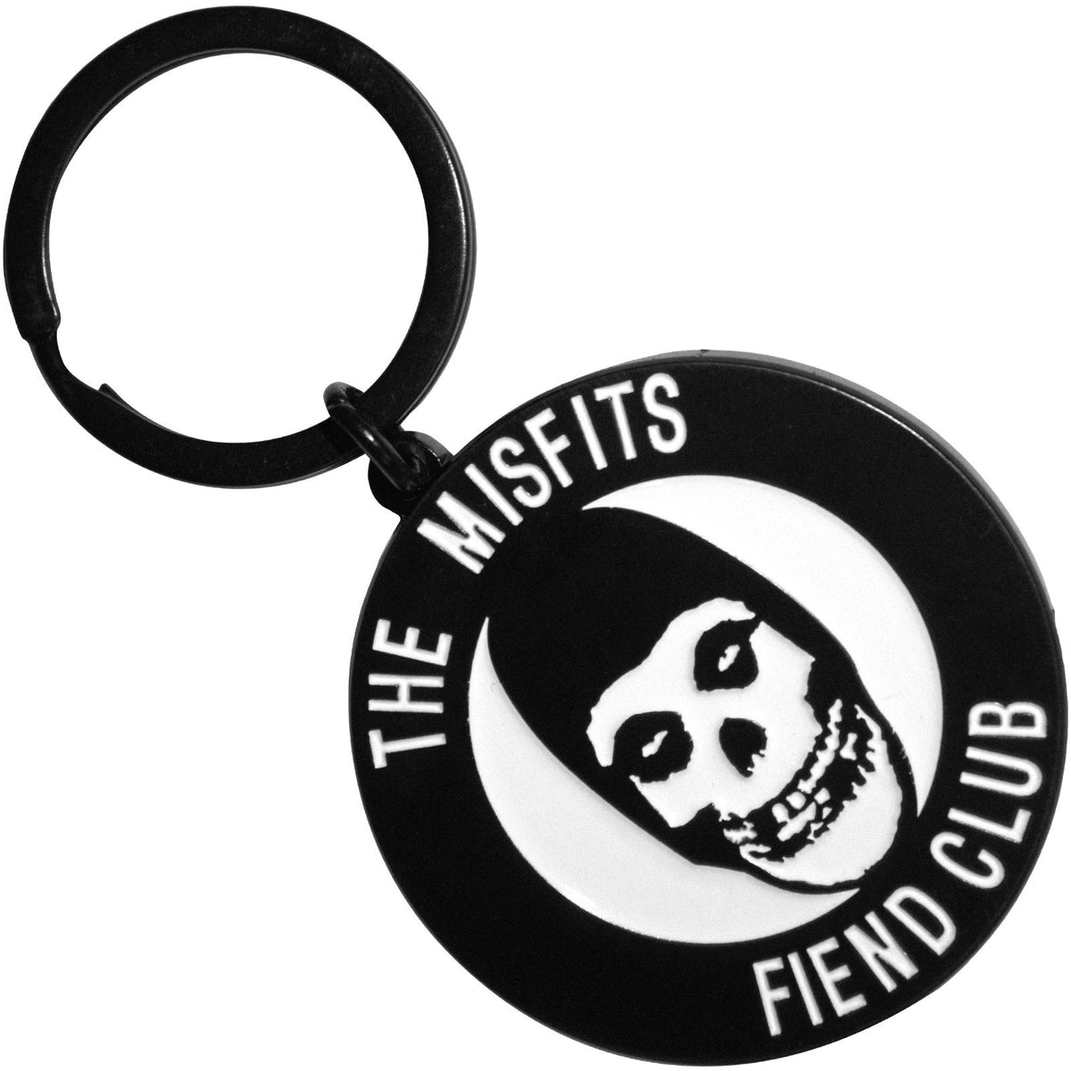 Misfits Fiend Club Metal Key Chain Front