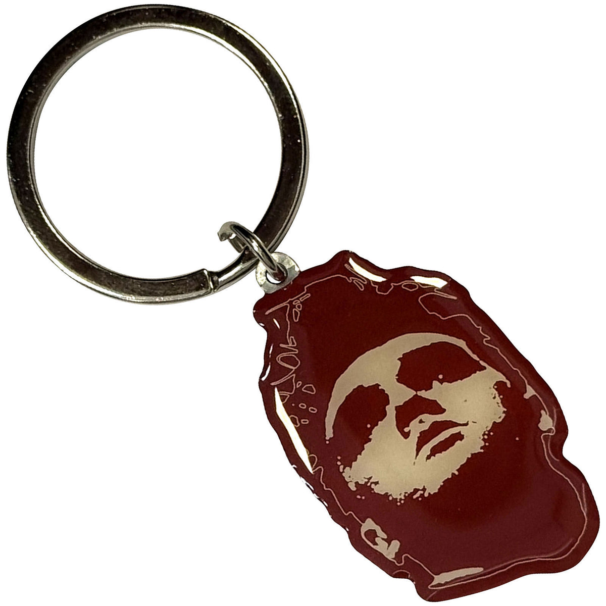 Morrissey Portrait Metal Key Chain Front