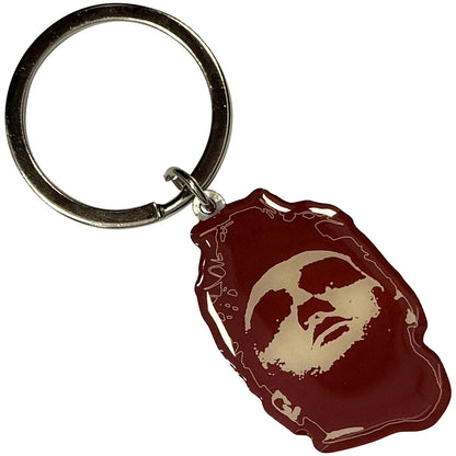 Morrissey Portrait Metal Key Chain Front
