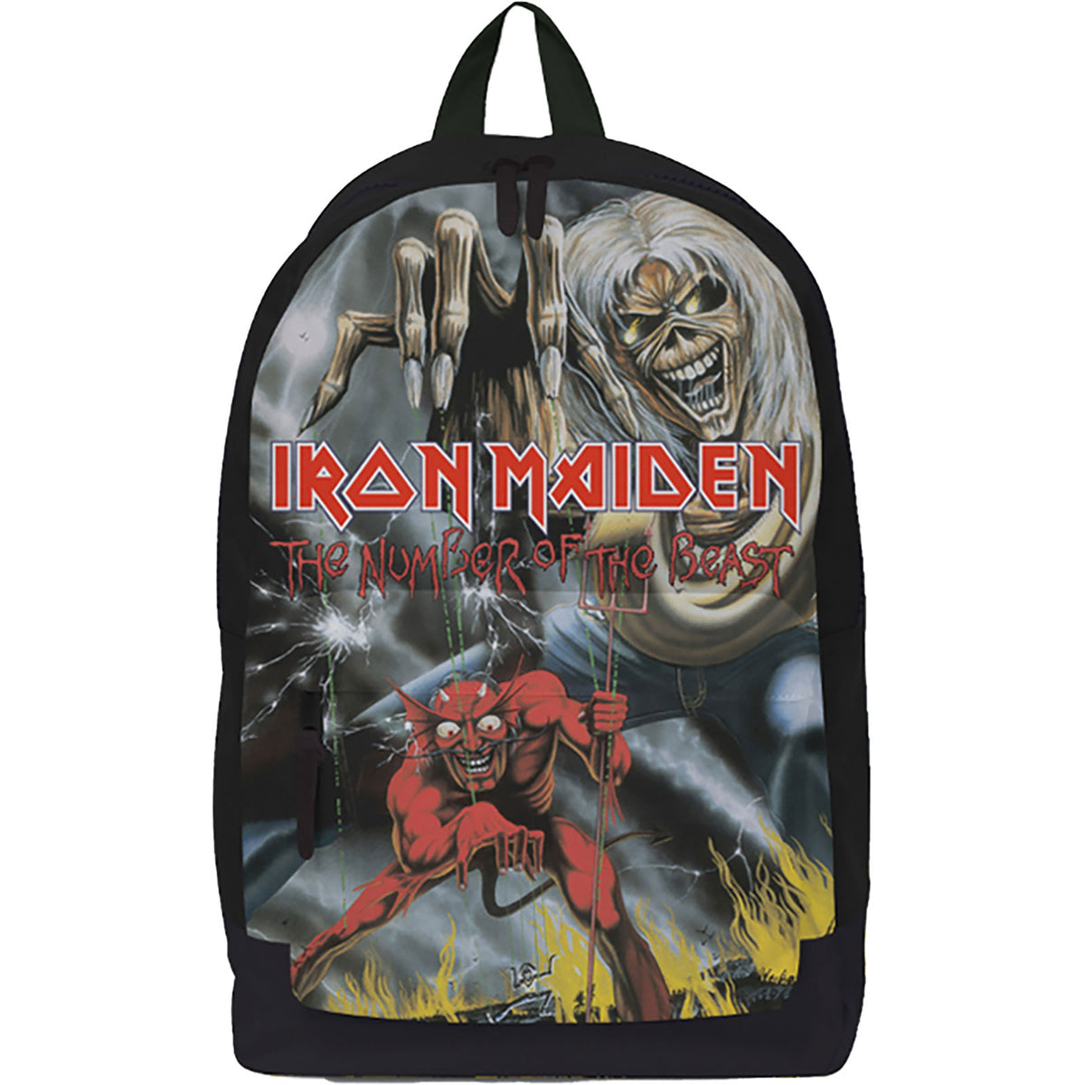 Iron Maiden Number Of The Beast Backpack Front