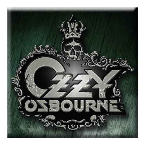 Ozzy Osbourne Crest Logo Magnet Front