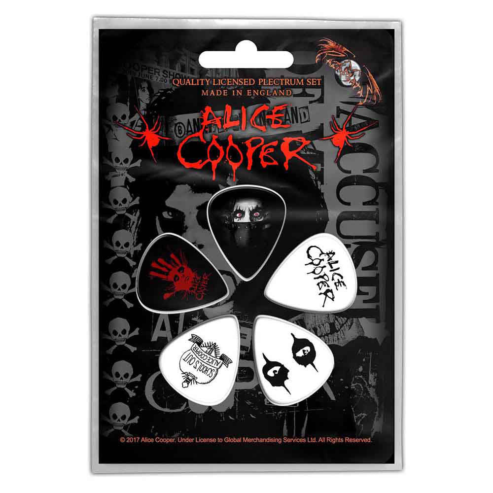 Alice Cooper Eyes Guitar Pick Front