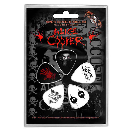 Alice Cooper Eyes Guitar Pick Front