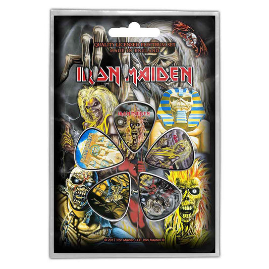 Iron Maiden Early Albums Guitar Pick Front
