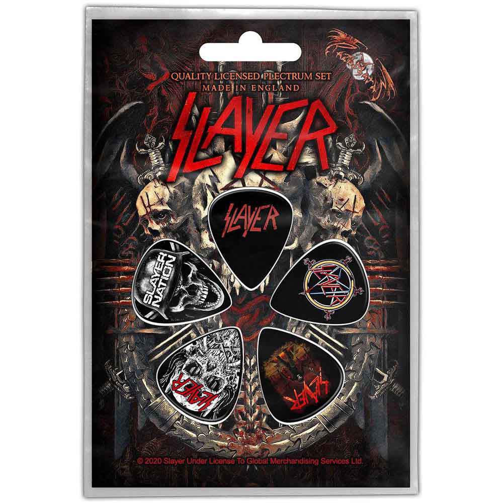 Slayer Demonic Guitar Pick Front