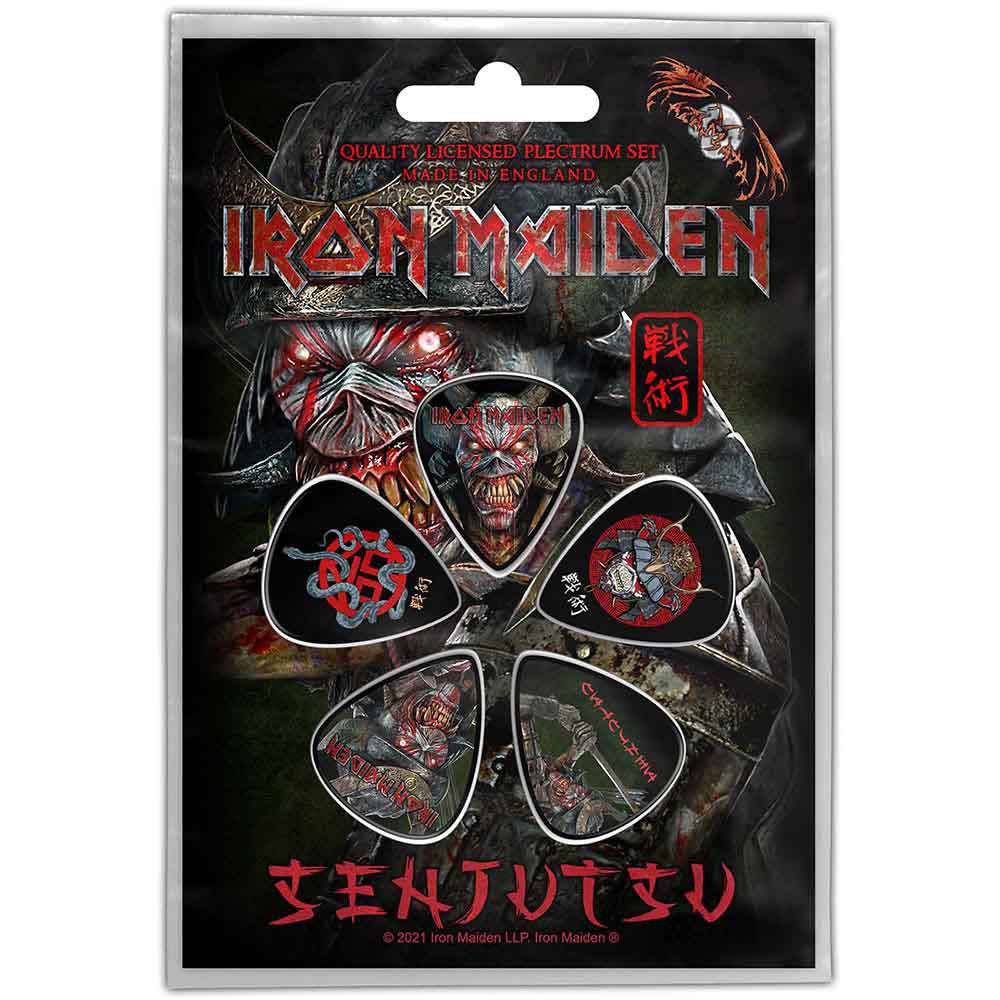 Iron Maiden Senjutsu Guitar Pick Front