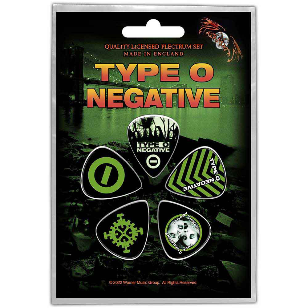Type O Negative World Coming Down Guitar Pick Front