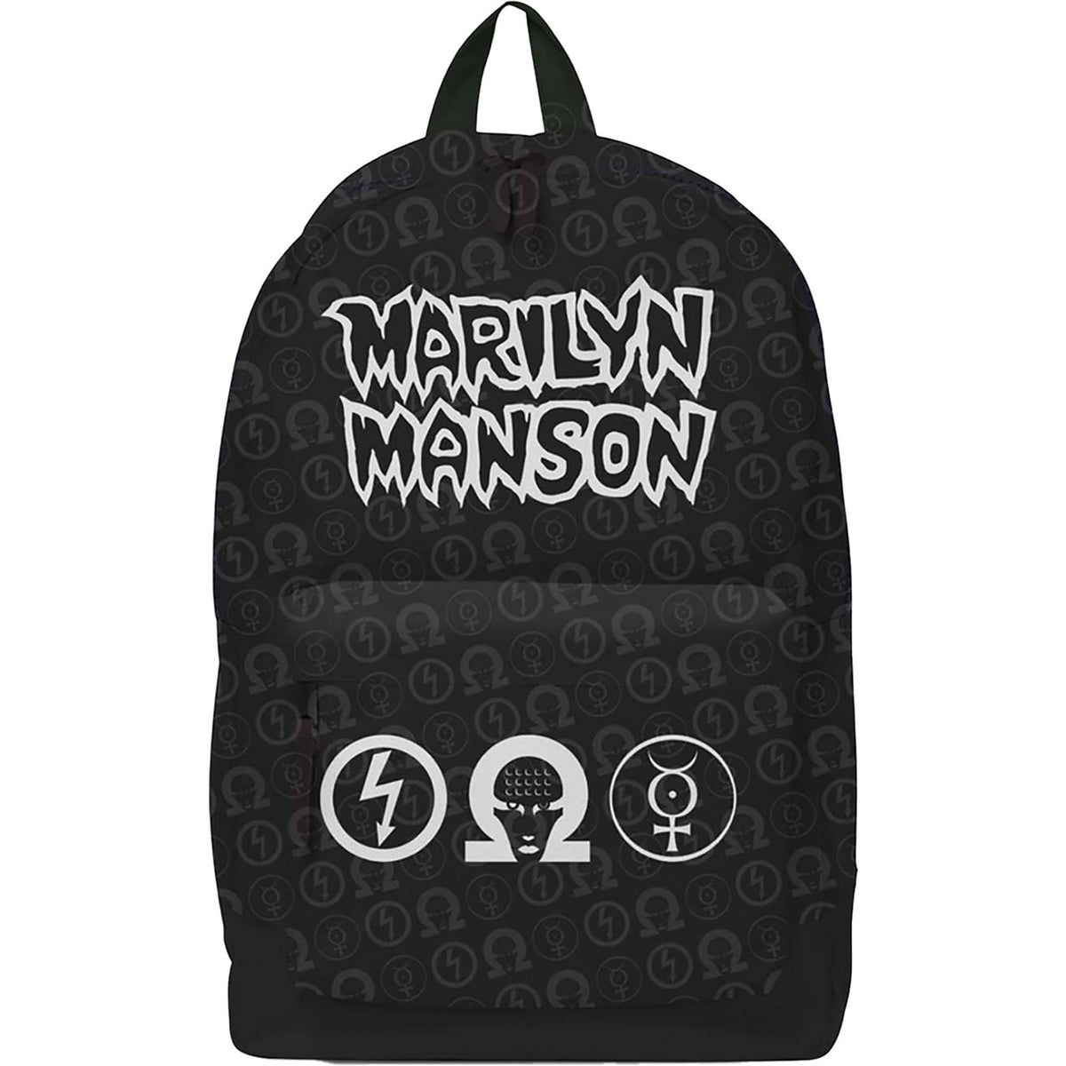 Marilyn Manson Logo Backpack Front