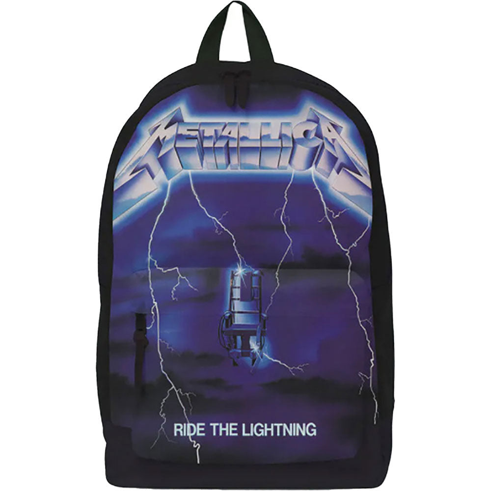 Metallica Ride The Lightning Backpack Front