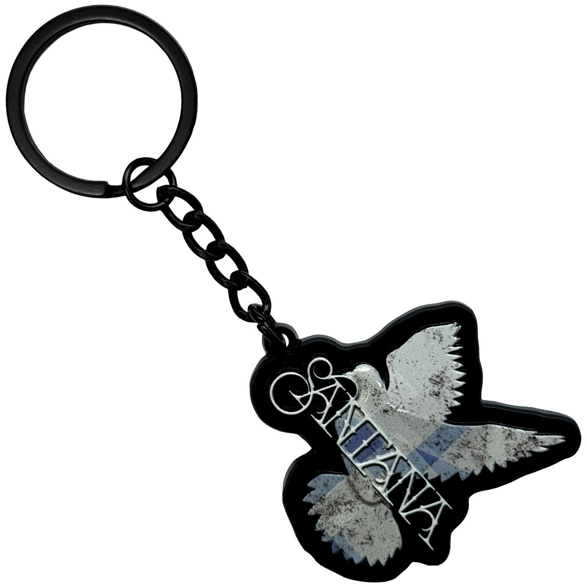 Santana Dove 3d Metal Key Chain Front