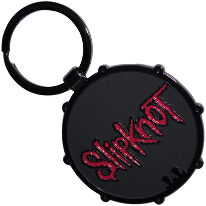 Slipknot Red Logo/nonogram Metal Key Chain Front