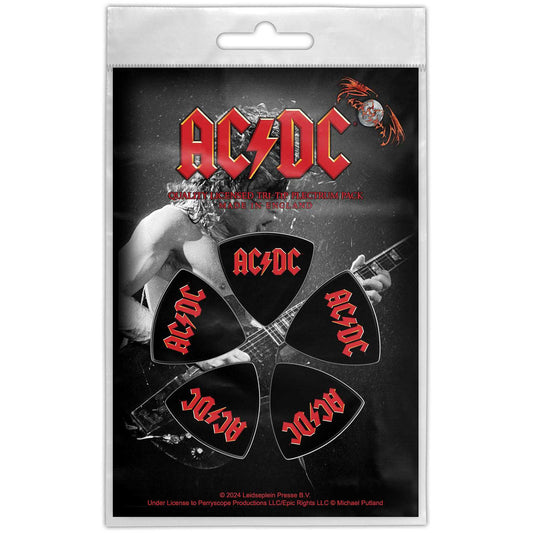 AC/DC Logo Guitar Pick Front