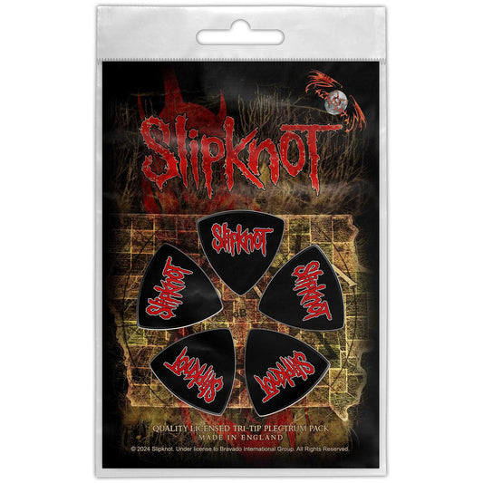 Slipknot Logo Guitar Pick Front