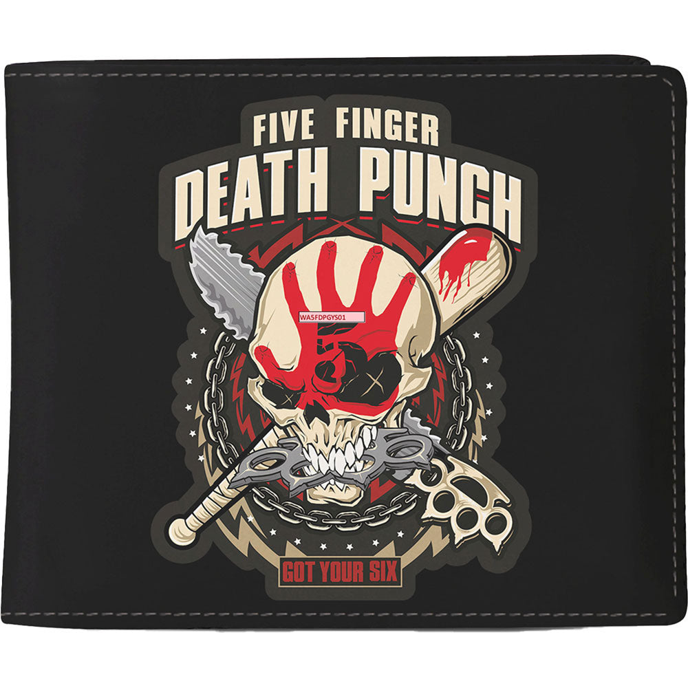Five Finger Death Punch Got Your Six Wallet Front