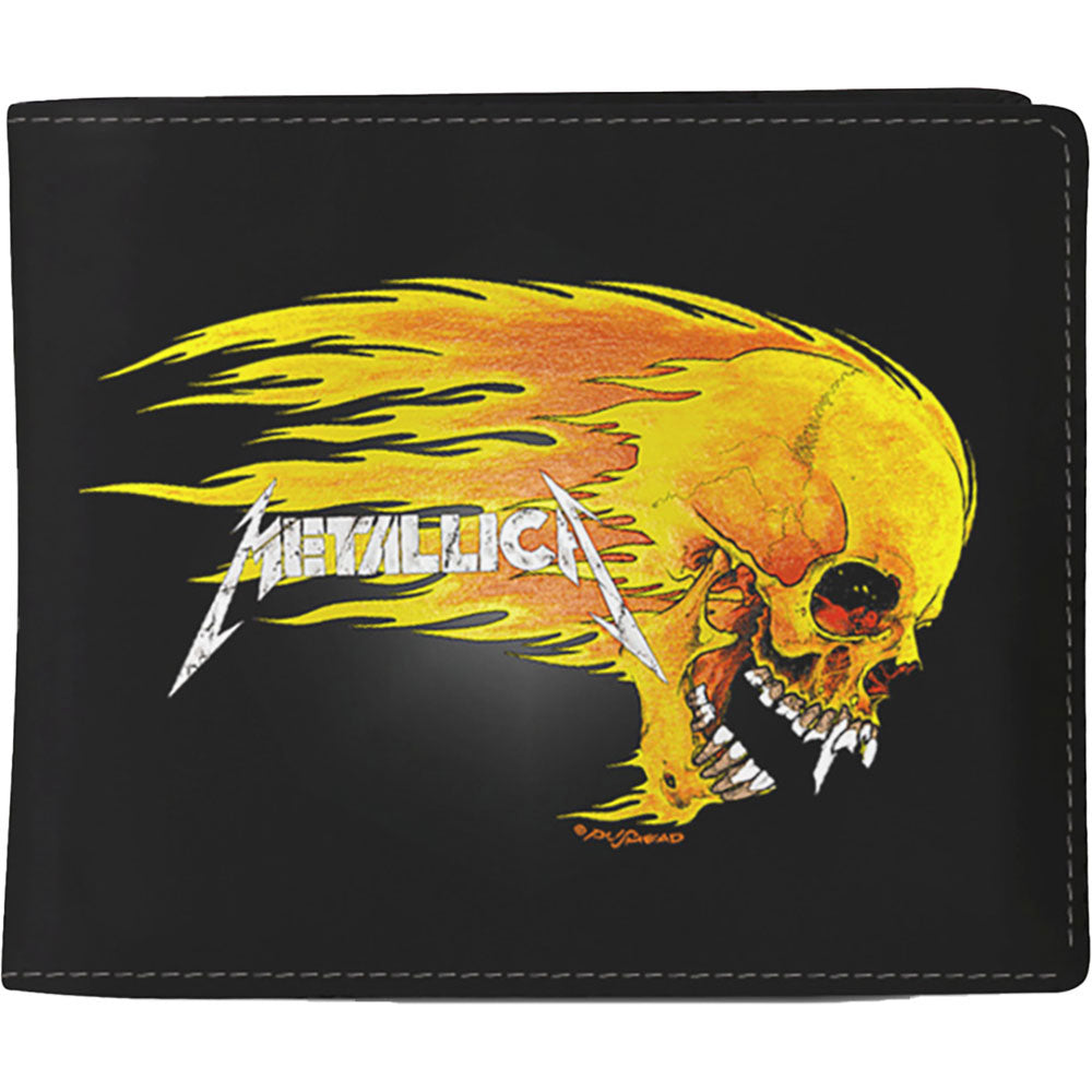 Metallica Pushead Flame Wallet Front