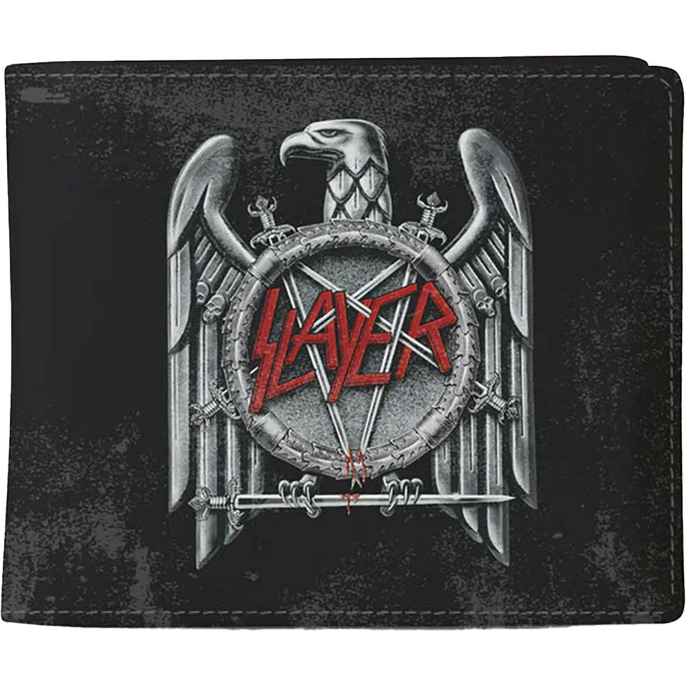 Slayer Silver Eagle Wallet Front