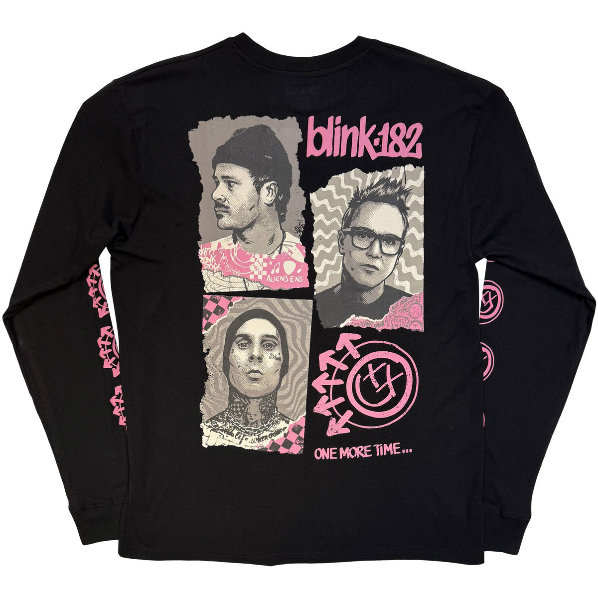 Blink 182 One More Time Band Long Sleeve Back