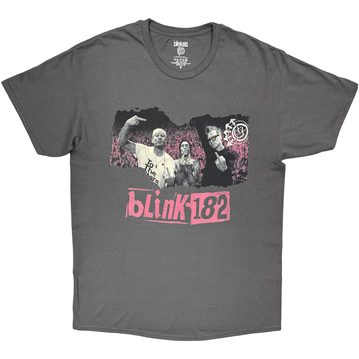 Blink 182 Logo Band T-shirt Front