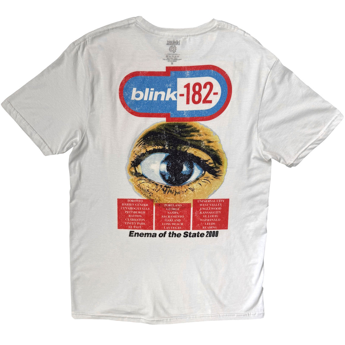 Blink 182 Enema Of The State T-shirt Back