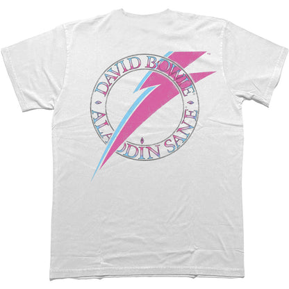 David Bowie Aladdin Sane Photos T-shirt Back
