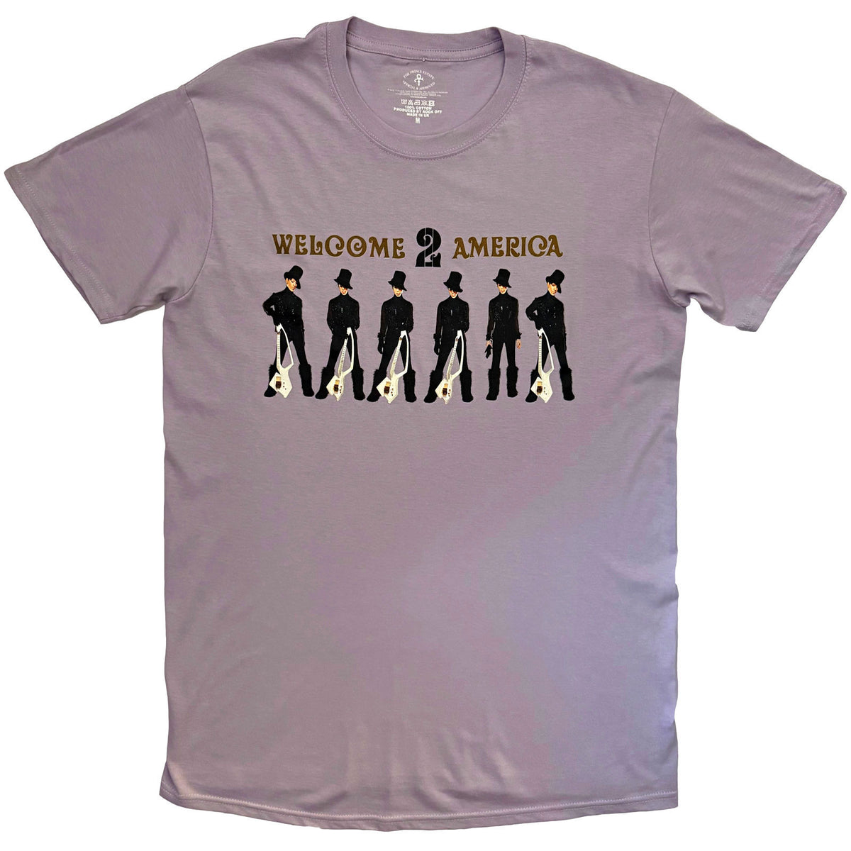 Prince Welcome To America T-shirt Front