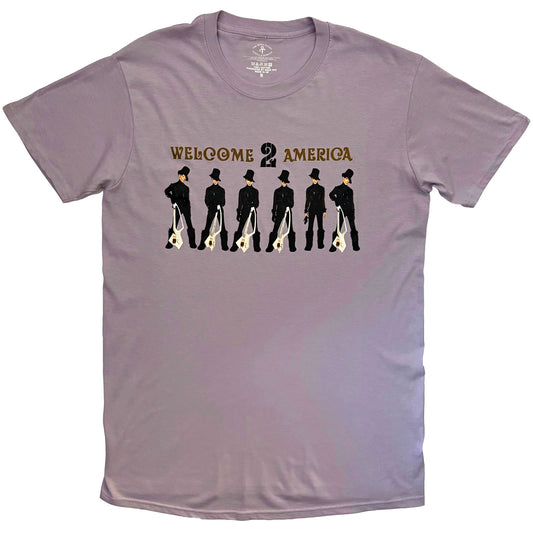 Prince Welcome To America T-shirt Front
