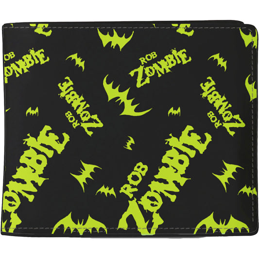 Rob Zombie Bats Wallet Front