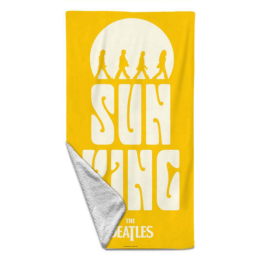 Beatles Sun King Beach Towel Front
