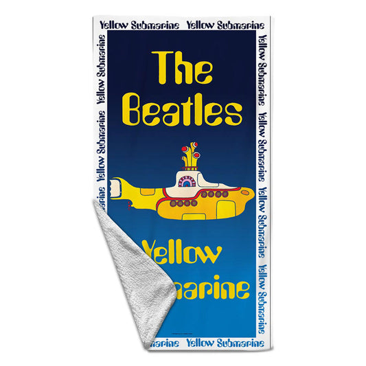 Beatles Yellow Submarine Beach Towel Front