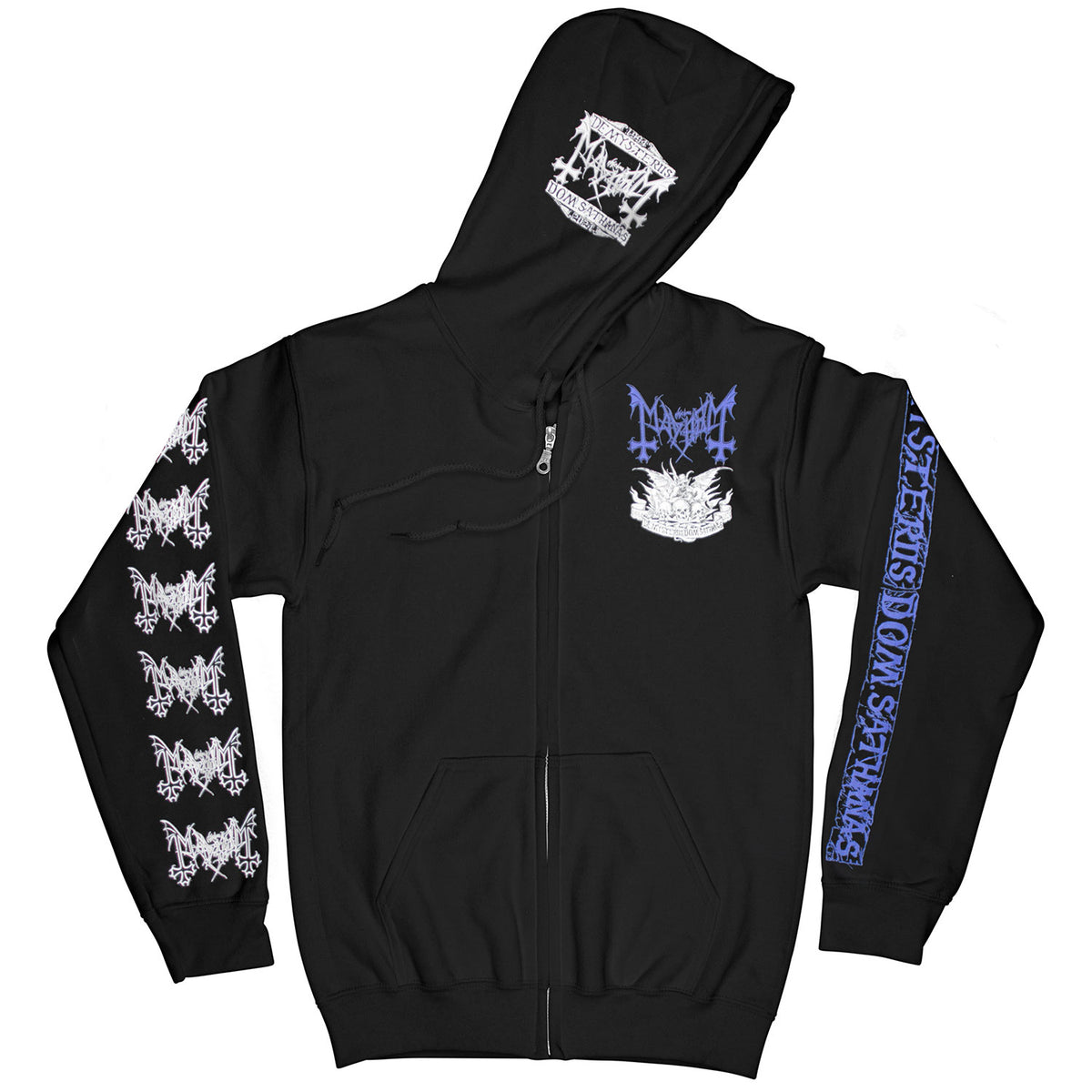 Mayhem DMDS Temple Zippered Hooded Sweatshirt Front
