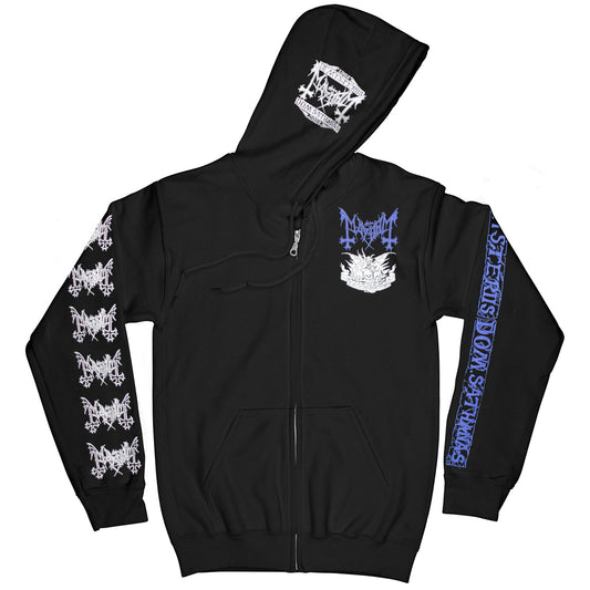 Mayhem DMDS Temple Zippered Hooded Sweatshirt Front