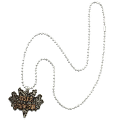 Dark Funeral Die Cut Logo Necklace Back