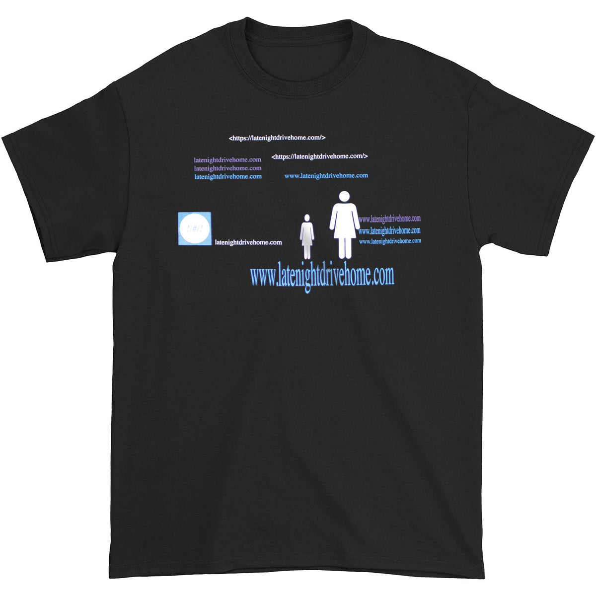 Late Night Drive Home Webpage T-shirt Front