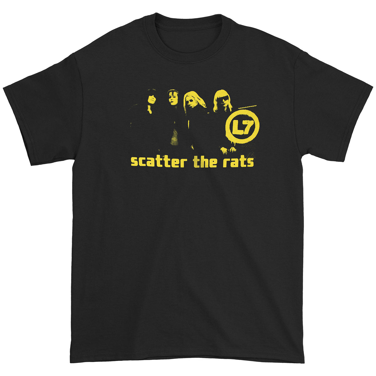L7 Scatter The Rats North America Tour T-shirt Front