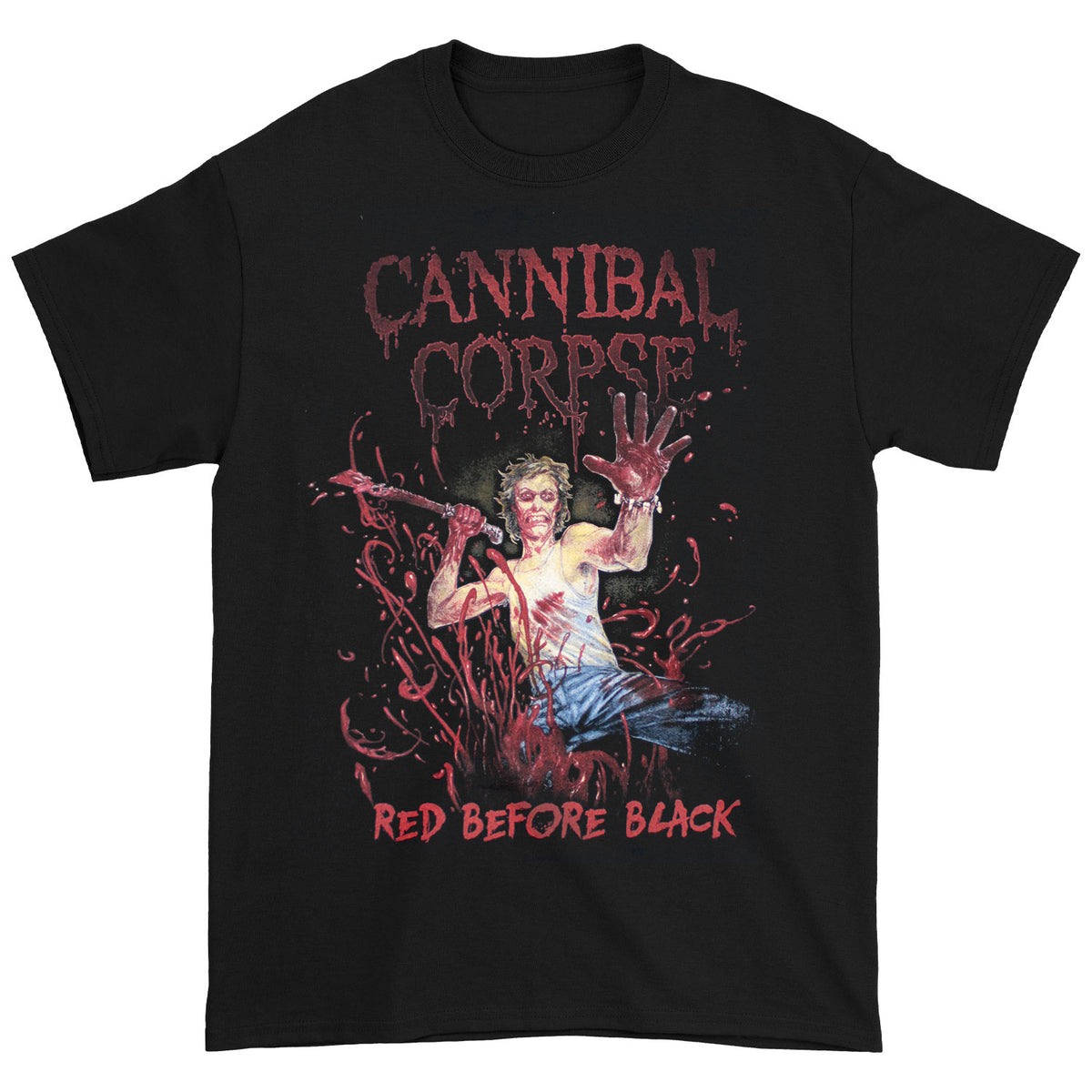 Cannibal Corpse Red Before Black North American Tour 2019 T-shirt Front
