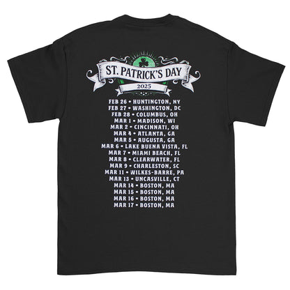 Dropkick Murphys St. Patrick's Day 2025 Boston EST. 1996 T-shirt Back