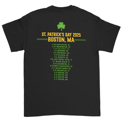 Dropkick Murphys St. Patrick's Day 2025 Boston, MASS. T-shirt Back