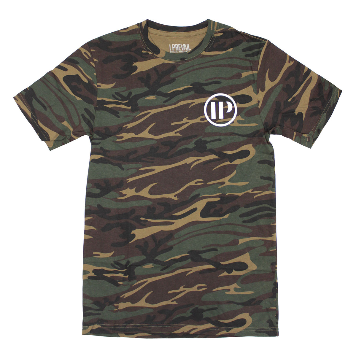 I Prevail Camouflage IP Circle T-shirt Front