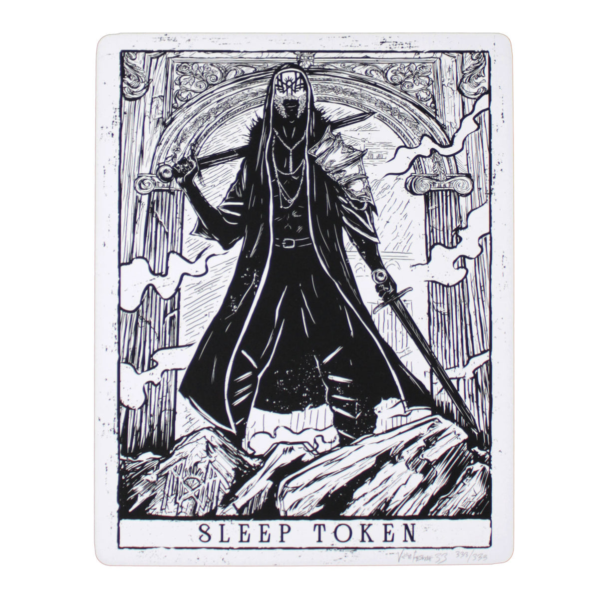 Sleep Token Vessel Tarot by Vertebae33 (Rockabilia Exclusive) Screen Print