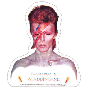 David Bowie Aladdin Sane Sticker Front