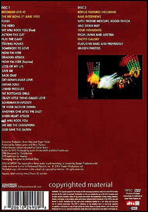 Queen DVD