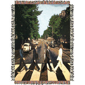 Beatles Throw Blanket Front